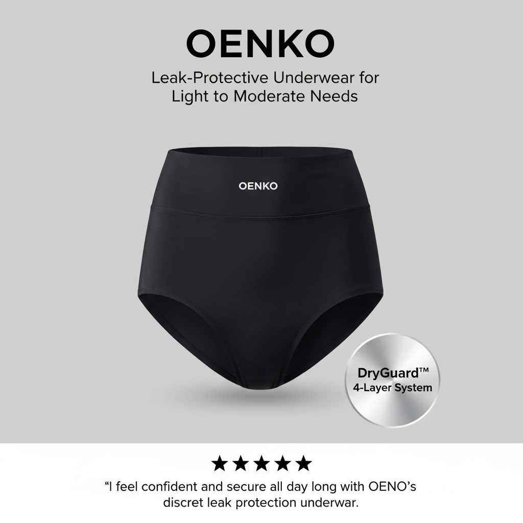 Men’s Ultra‑Absorbent Incontinence Boxer Briefs