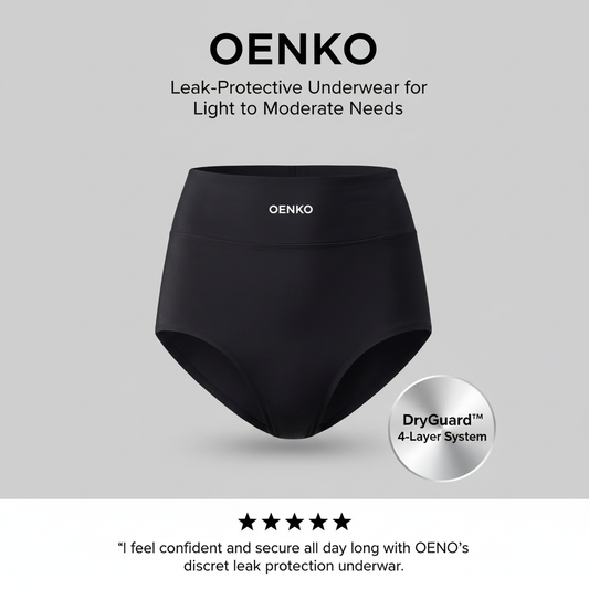 Men’s Ultra‑Absorbent Incontinence Boxer Briefs